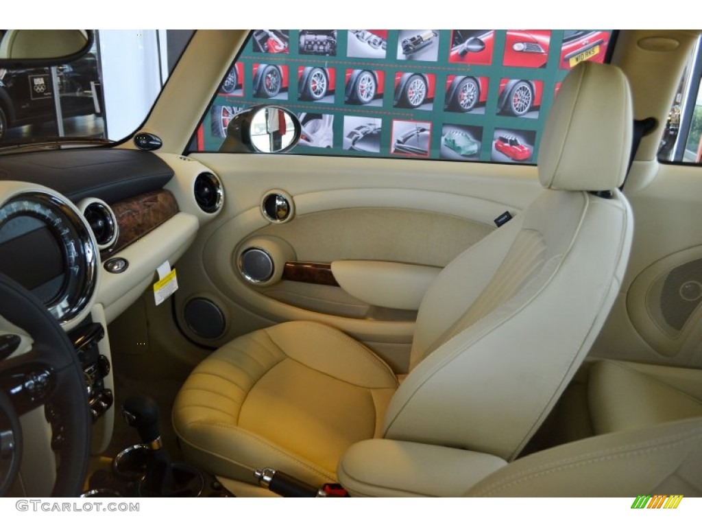 Bespoke/Cornsilk Beige/Walnut Interior 2012 Mini Cooper S Inspired by Goodwood Edition Photo #69252244