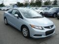 Cool Mist Metallic 2012 Honda Civic LX Coupe Exterior