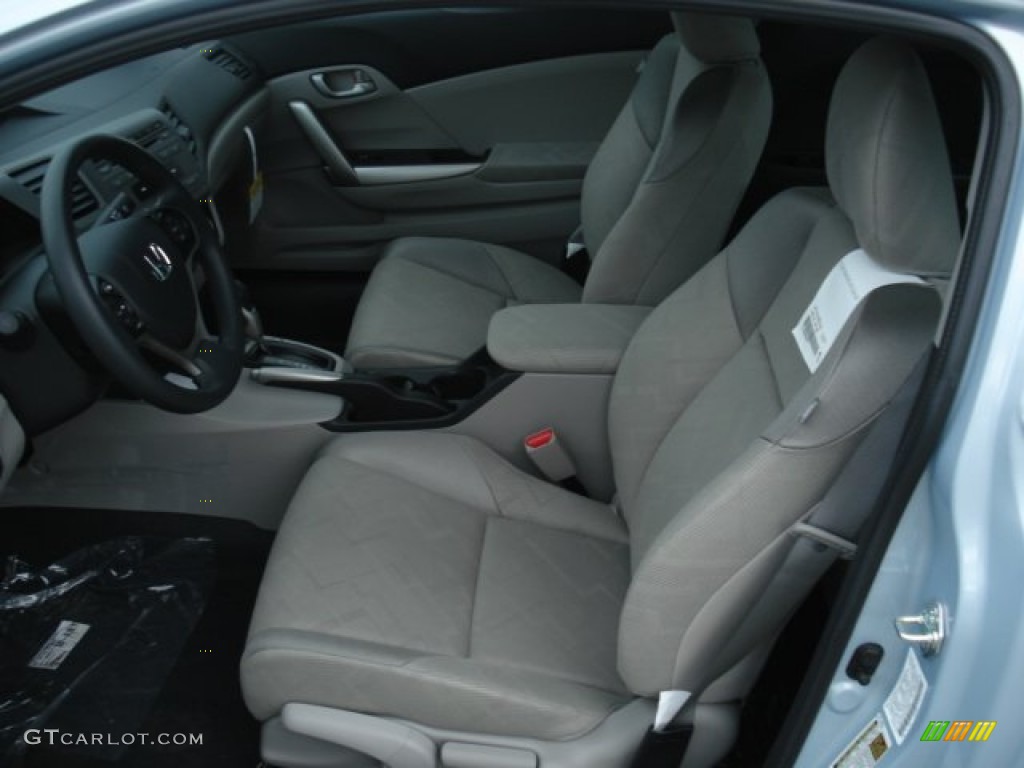 Gray Interior 2012 Honda Civic LX Coupe Photo #69252912