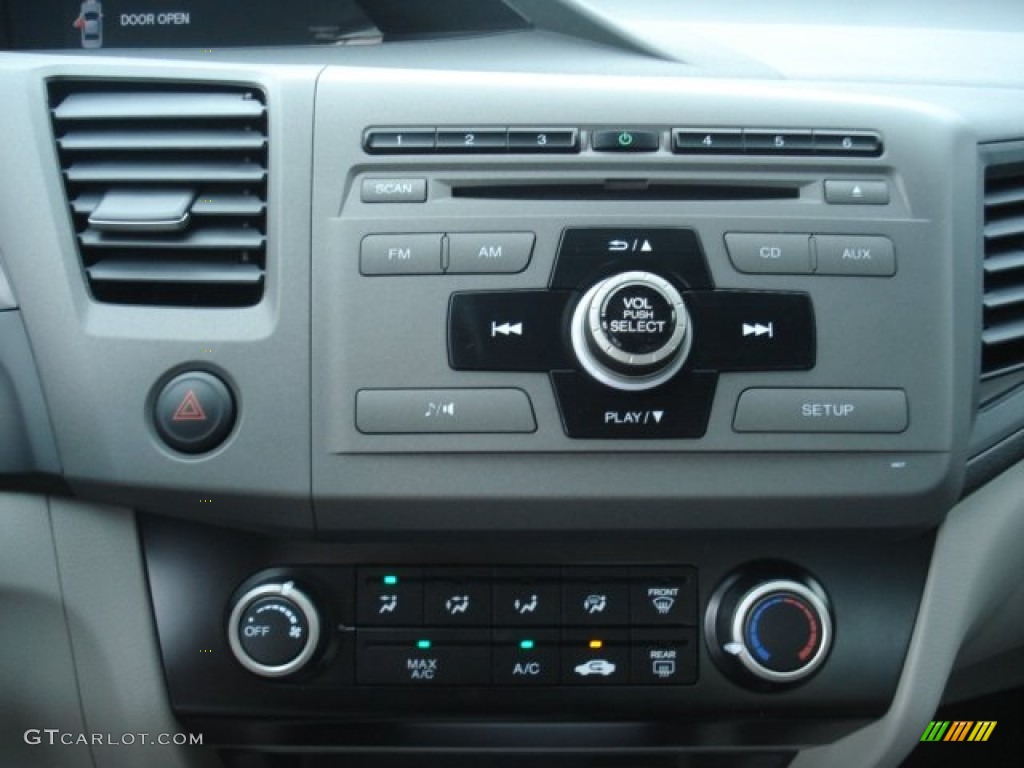 2012 Honda Civic LX Coupe Controls Photo #69252948