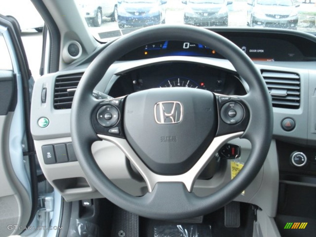 2012 Honda Civic LX Coupe Steering Wheel Photos
