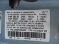 NH787M: Cool Mist Metallic 2012 Honda Civic LX Coupe Color Code