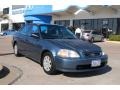 1998 Cyclone Blue Metallic Honda Civic DX Sedan  photo #1