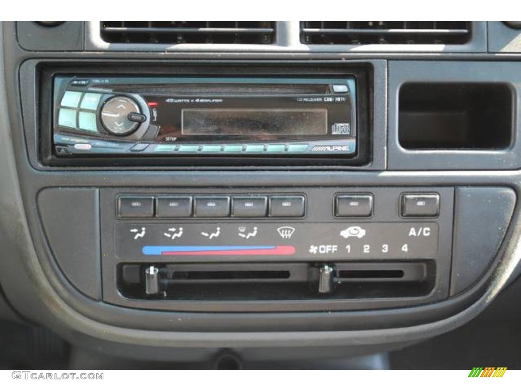 1998 Civic DX Sedan - Cyclone Blue Metallic / Gray photo #19