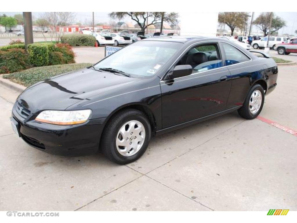1999 Accord EX Coupe - Flamenco Black Pearl / Charcoal photo #3
