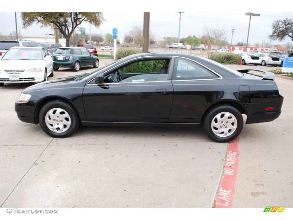 1999 Accord EX Coupe - Flamenco Black Pearl / Charcoal photo #4
