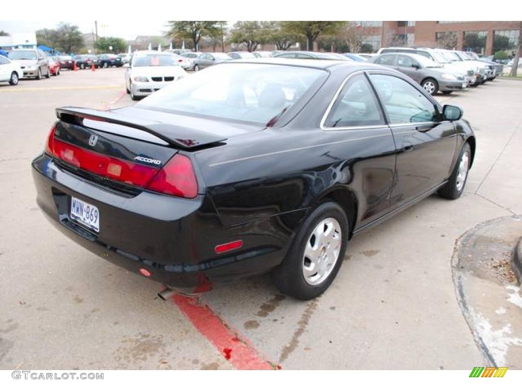 1999 Accord EX Coupe - Flamenco Black Pearl / Charcoal photo #7