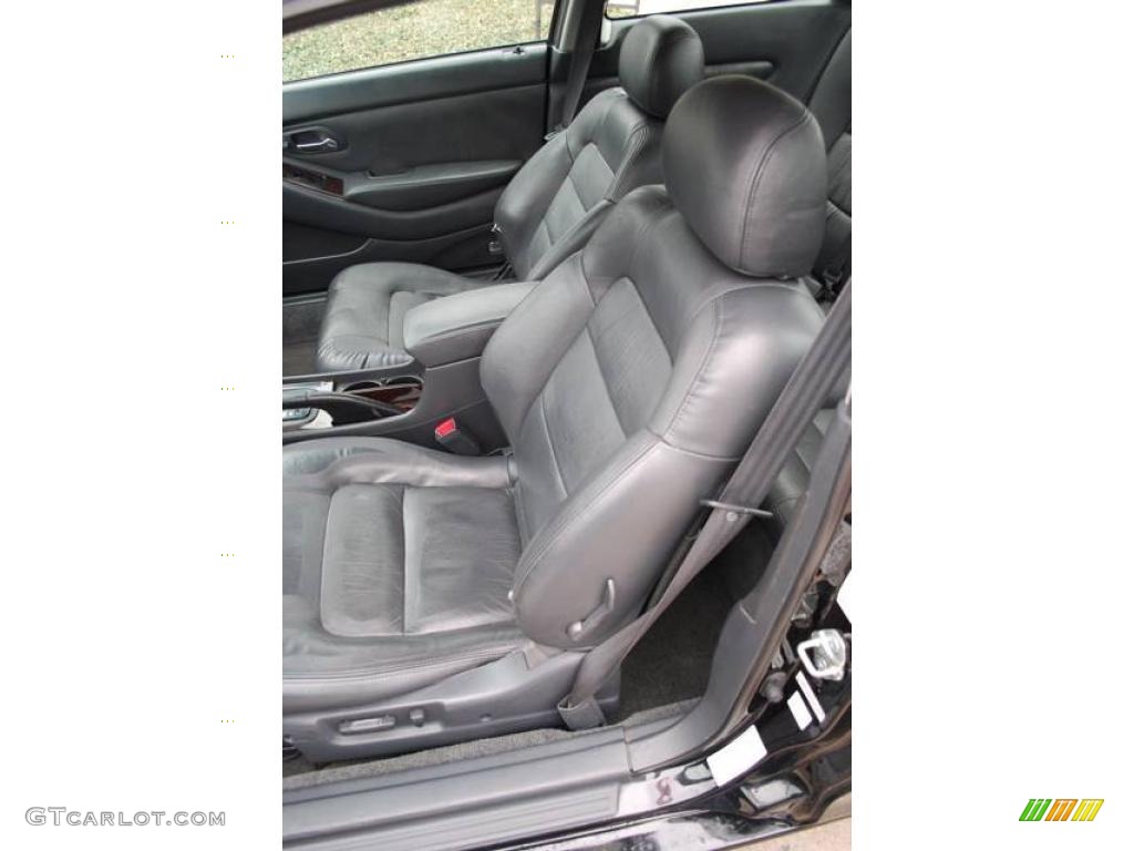 1999 Accord EX Coupe - Flamenco Black Pearl / Charcoal photo #13