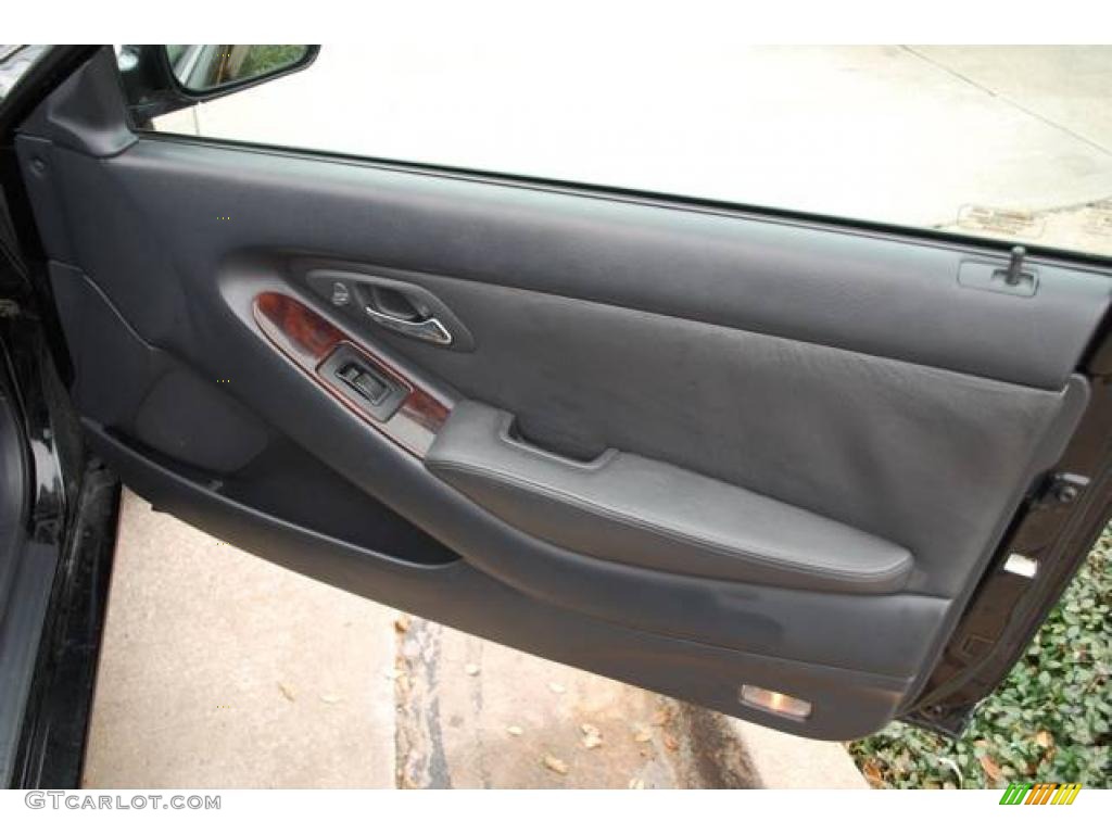 1999 Accord EX Coupe - Flamenco Black Pearl / Charcoal photo #17