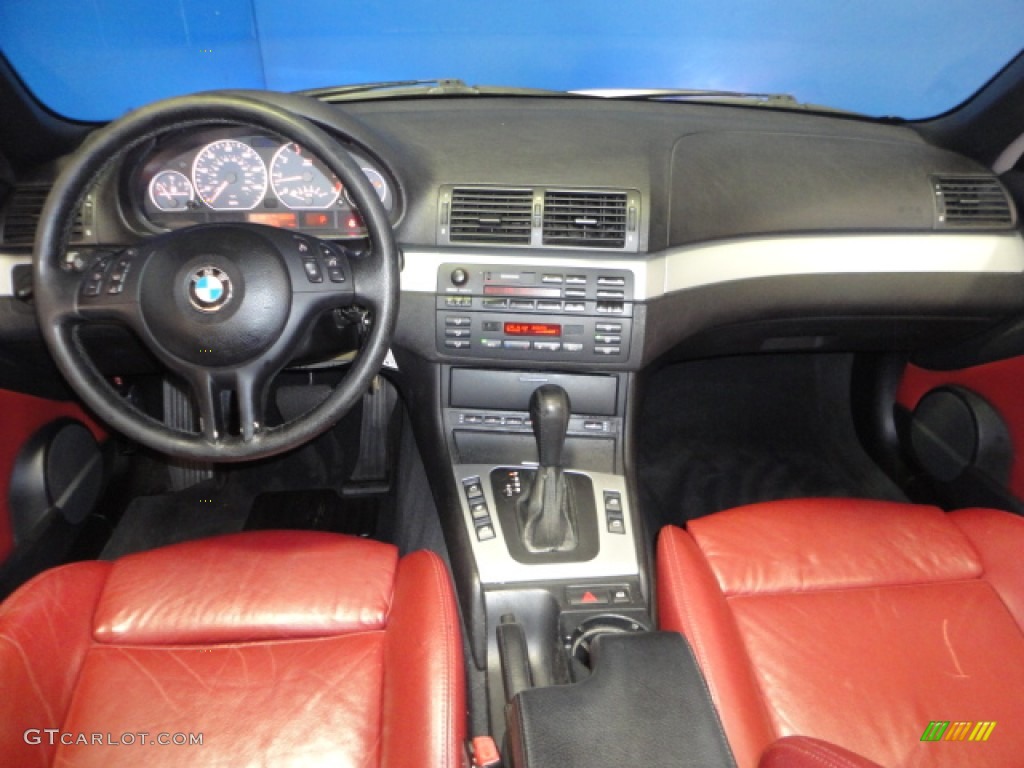 2001 3 Series 330i Convertible - Titanium Silver Metallic / Tanin Red photo #15