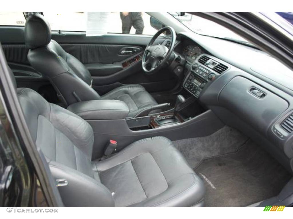 1999 Accord EX Coupe - Flamenco Black Pearl / Charcoal photo #19