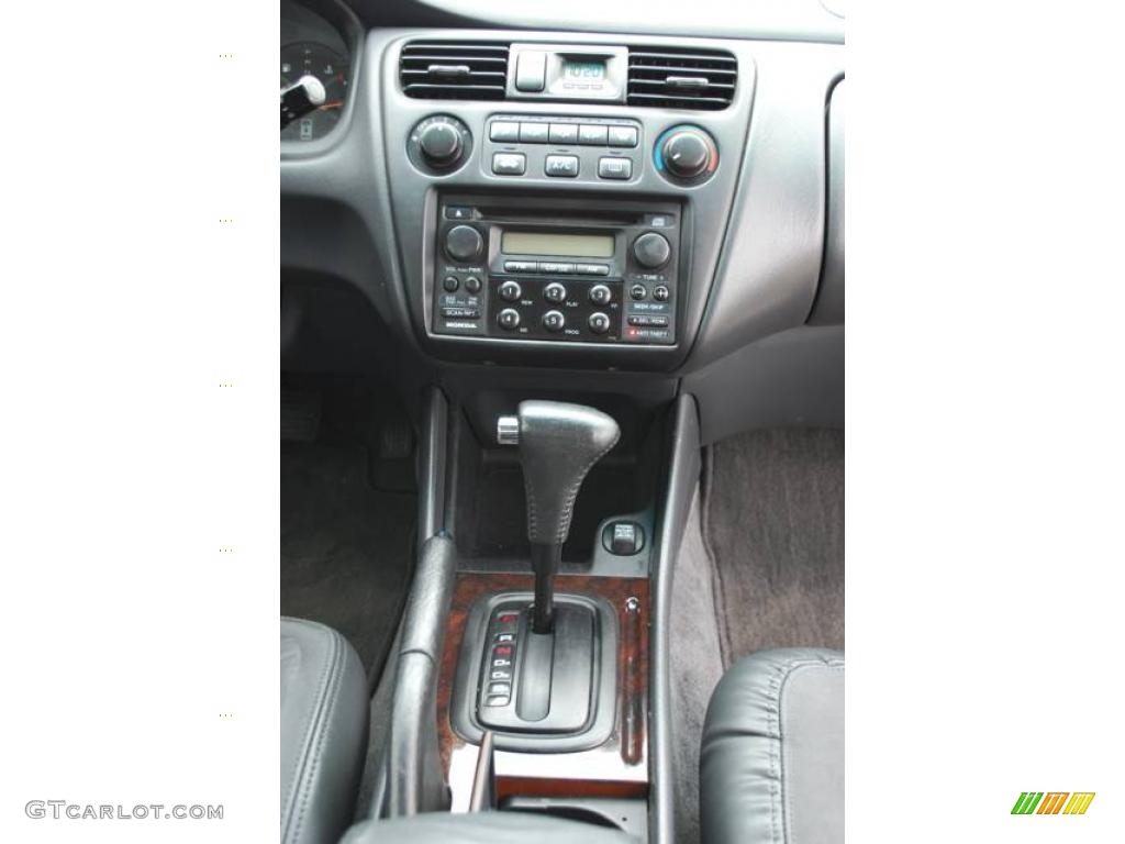 1999 Accord EX Coupe - Flamenco Black Pearl / Charcoal photo #23