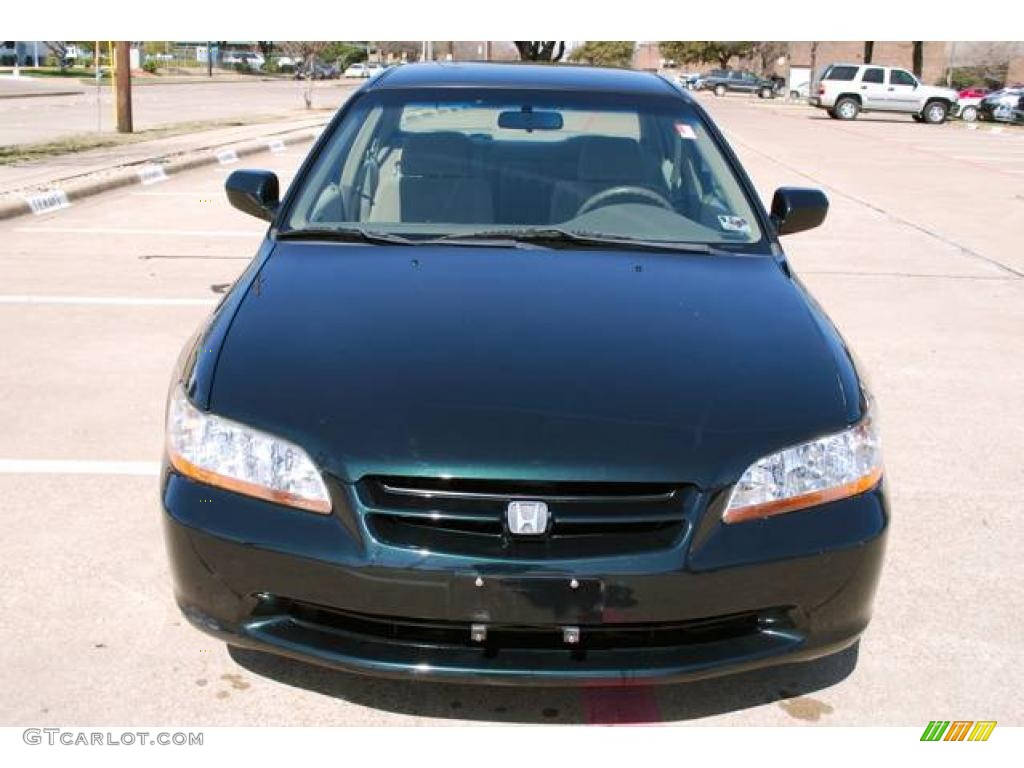 1999 Accord LX Sedan - Dark Emerald Pearl / Ivory photo #2