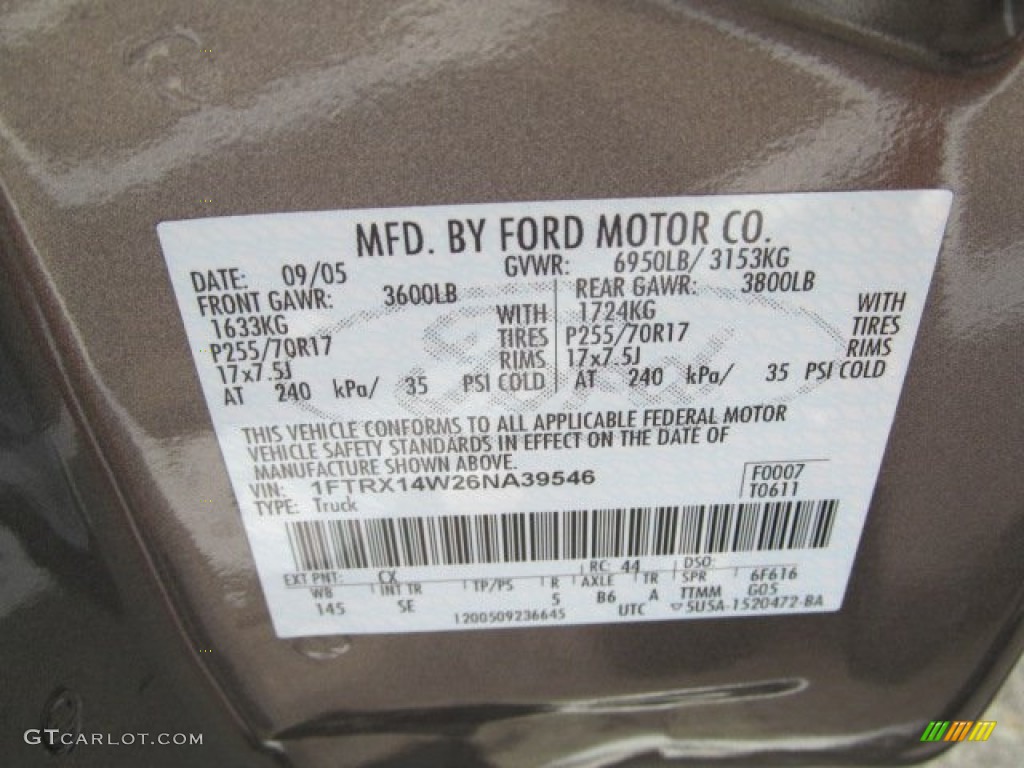 2006 F150 STX SuperCab 4x4 - Dark Shadow Grey Metallic / Medium Flint photo #19