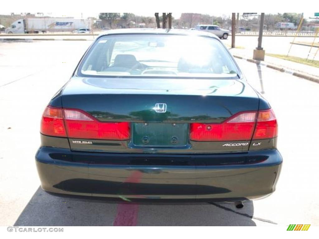 1999 Accord LX Sedan - Dark Emerald Pearl / Ivory photo #6