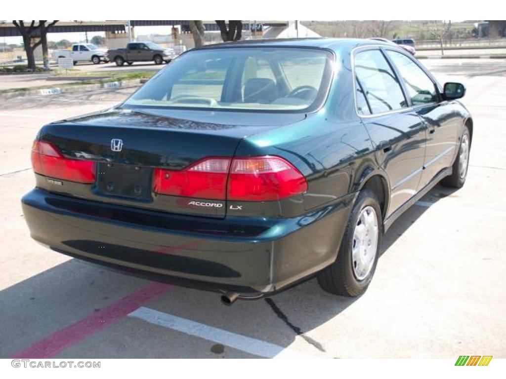 1999 Accord LX Sedan - Dark Emerald Pearl / Ivory photo #7