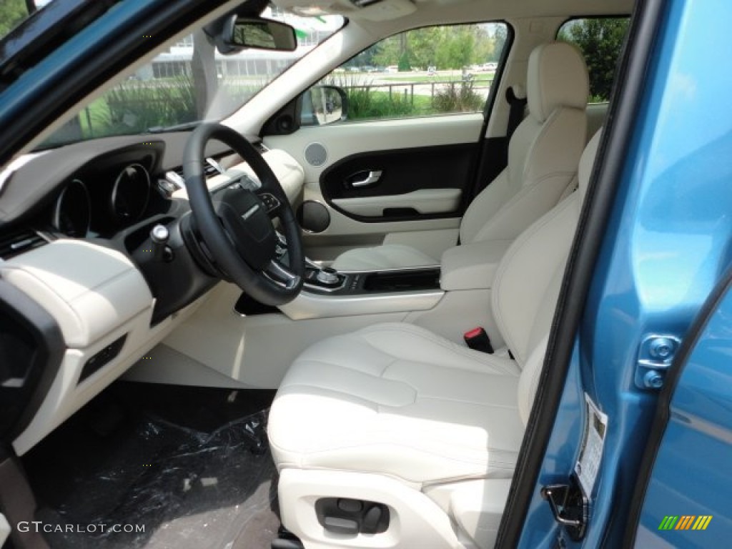 2012 Range Rover Evoque Prestige - Mauritius Blue Metallic / Almond/Espresso photo #2