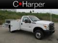 Oxford White - F350 Super Duty XL Regular Cab Utility Truck Photo No. 2