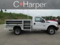 2012 Oxford White Ford F350 Super Duty XL Regular Cab Utility Truck  photo #3