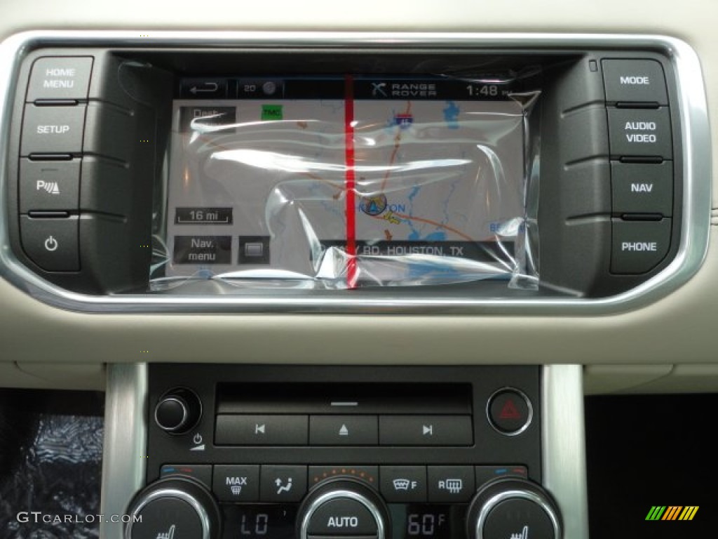 2012 Range Rover Evoque Prestige - Mauritius Blue Metallic / Almond/Espresso photo #16