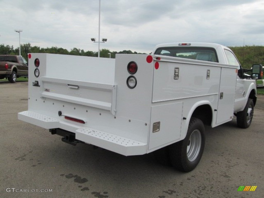 2012 F350 Super Duty XL Regular Cab Utility Truck - Oxford White / Steel photo #15