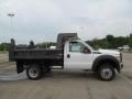 Oxford White 2012 Ford F550 Super Duty XL Regular Cab 4x4 Dump Truck Exterior