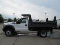 Oxford White - F550 Super Duty XL Regular Cab 4x4 Dump Truck Photo No. 6