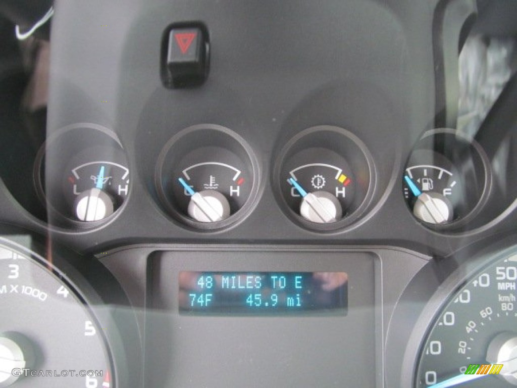 2012 Ford F550 Super Duty XL Regular Cab 4x4 Dump Truck Gauges Photo #69258252