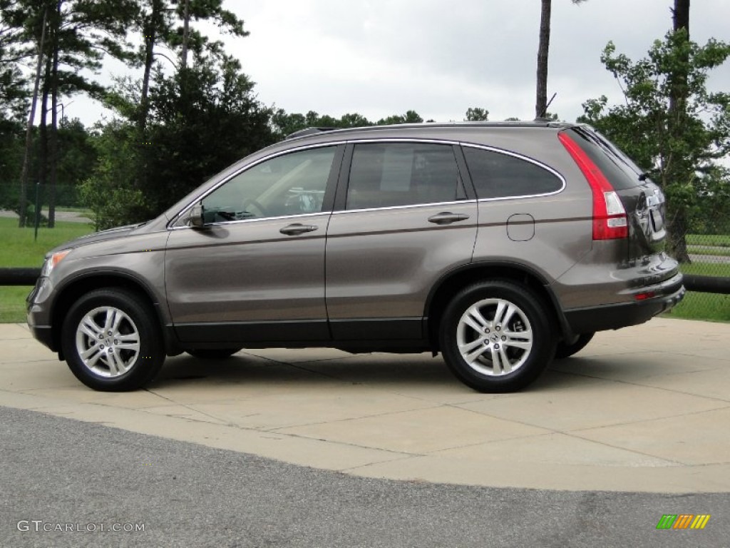 2010 CR-V EX-L - Urban Titanium Metallic / Ivory photo #7