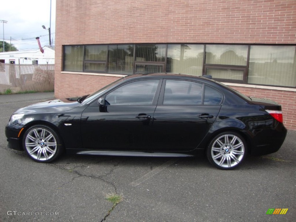 Carbon Black Metallic 2010 BMW 5 Series 550i Sedan Exterior Photo #69258825