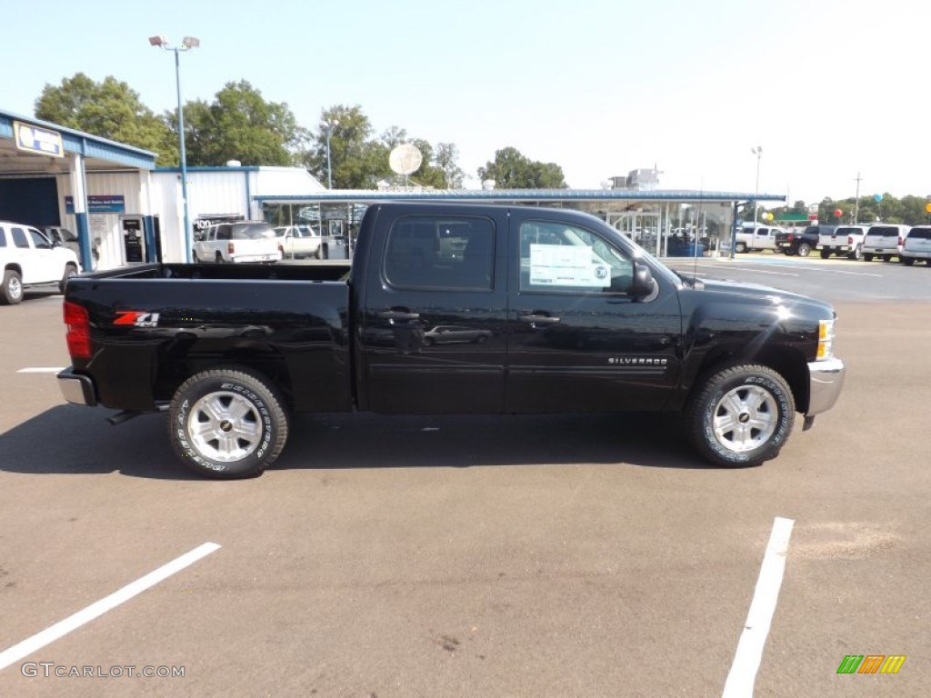 2013 Silverado 1500 LT Crew Cab 4x4 - Black / Ebony photo #6