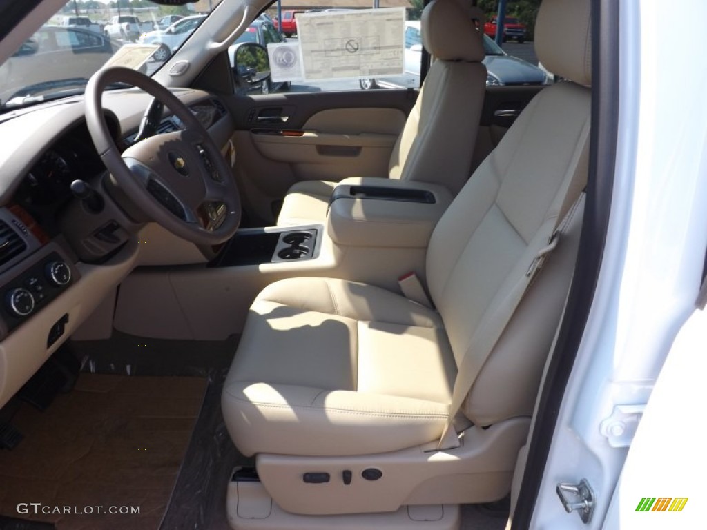 2013 Silverado 1500 LTZ Crew Cab 4x4 - Summit White / Light Cashmere/Dark Cashmere photo #13