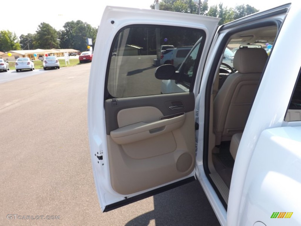 2013 Silverado 1500 LTZ Crew Cab 4x4 - Summit White / Light Cashmere/Dark Cashmere photo #18