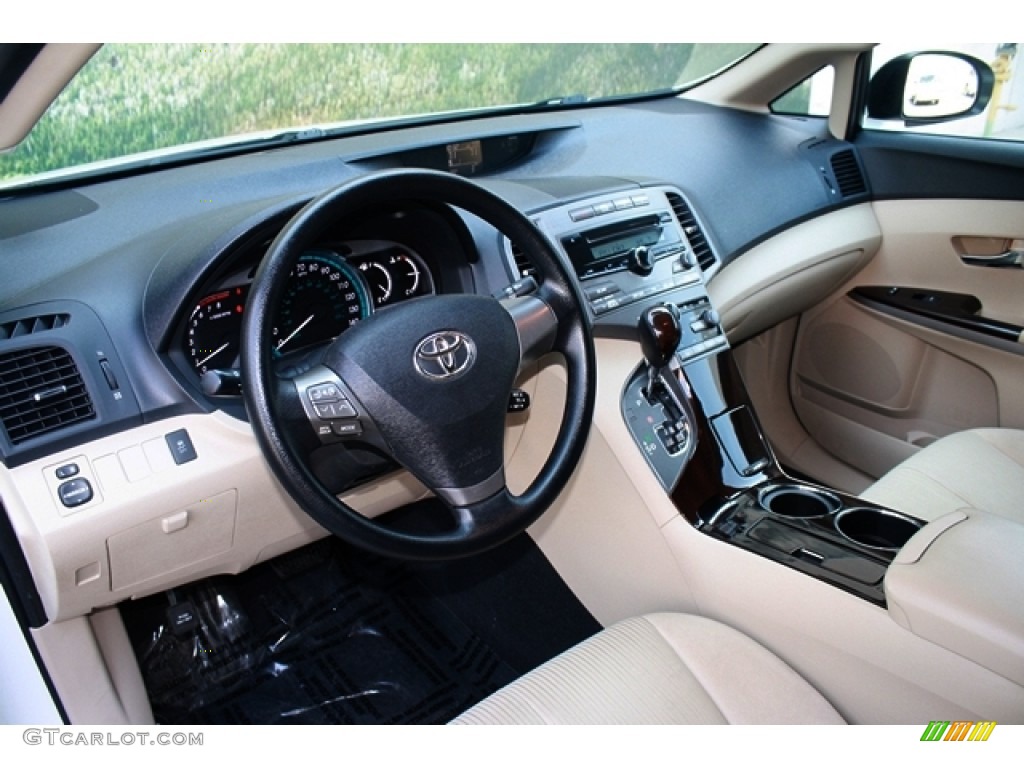 Ivory Interior 2009 Toyota Venza V6 AWD Photo #69260290