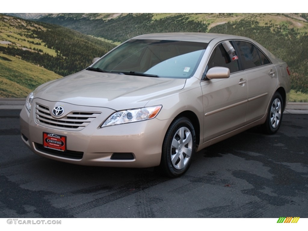2008 Camry LE V6 - Desert Sand Mica / Bisque photo #5