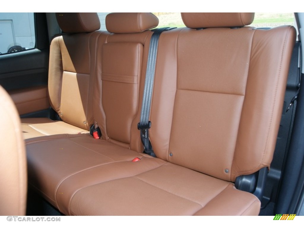 2012 Toyota Tundra Platinum CrewMax 4x4 Rear Seat Photo #69261234