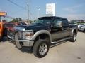 2008 Black Ford F250 Super Duty Lariat Crew Cab 4x4  photo #1