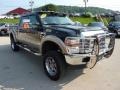 2008 Black Ford F250 Super Duty Lariat Crew Cab 4x4  photo #7