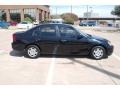 2001 Nighthawk Black Pearl Honda Civic LX Sedan  photo #8