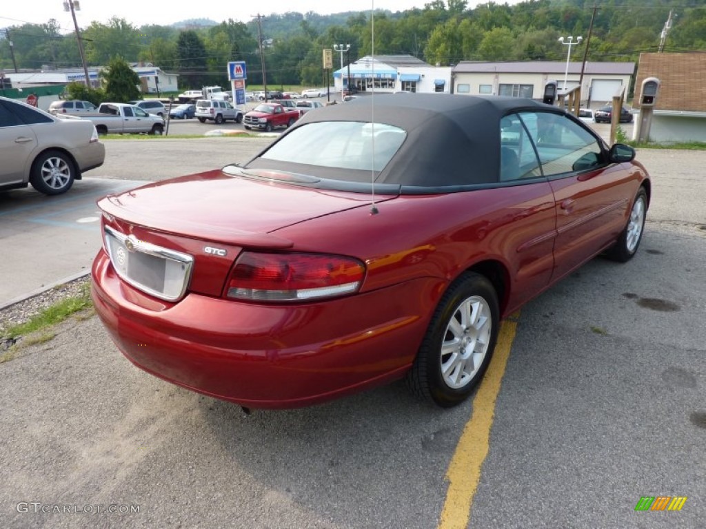 2005 Sebring GTC Convertible - Deep Red Pearl / Dark Slate Gray photo #5