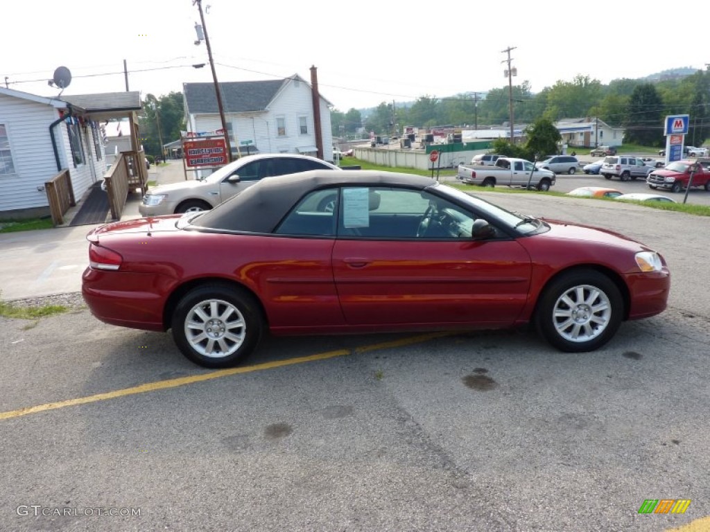 2005 Sebring GTC Convertible - Deep Red Pearl / Dark Slate Gray photo #6