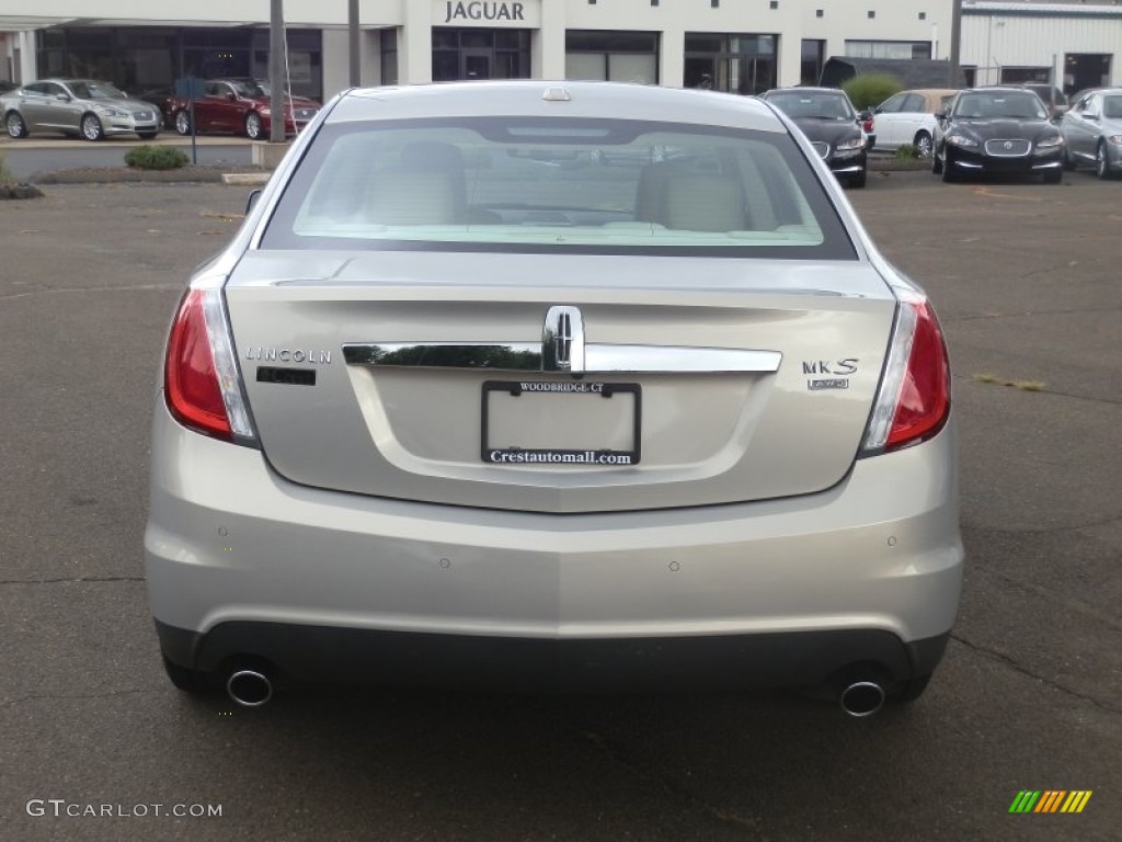 2009 MKS AWD Sedan - Smokestone Metallic / Light Camel photo #4