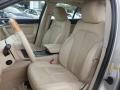 2009 Lincoln MKS Light Camel Interior Front Seat Photo