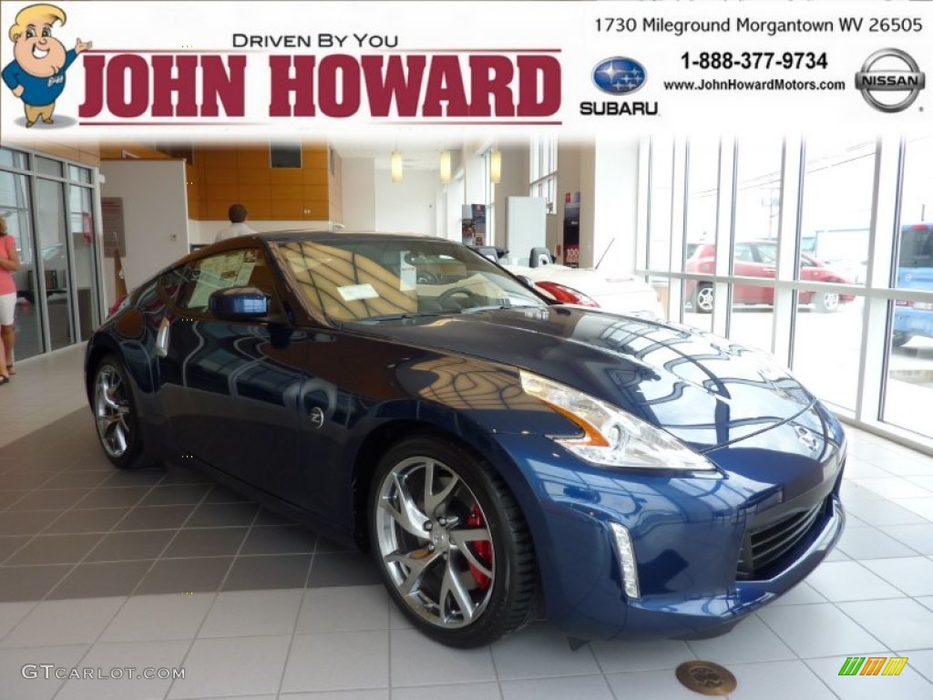 2013 370Z Sport Coupe - Midnight Blue / Black photo #1
