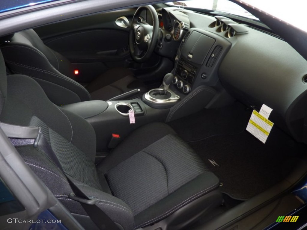 Black Interior 2013 Nissan 370Z Sport Coupe Photo #69265392