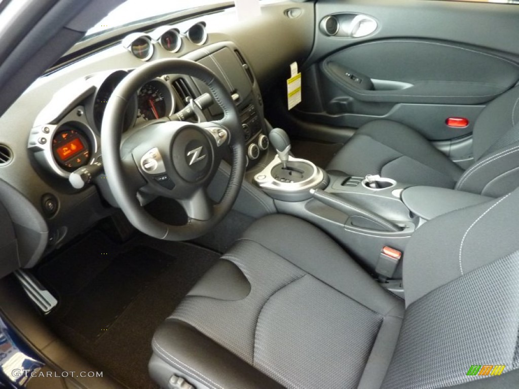 Black Interior 2013 Nissan 370Z Sport Coupe Photo #69265434
