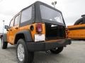 2012 Dozer Yellow Jeep Wrangler Unlimited Sport S 4x4  photo #15