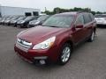 2013 Venetian Red Pearl Subaru Outback 2.5i Premium  photo #3