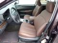 Saddle Brown Front Seat Photo for 2013 Subaru Outback #69267663