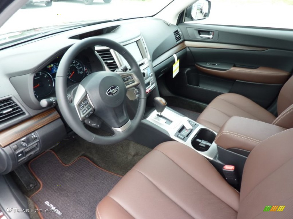 Saddle Brown Interior 2013 Subaru Outback 3.6R Limited Photo #69267669